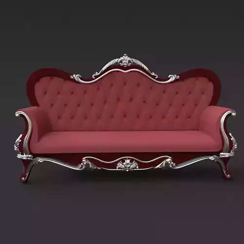 sofa High quality 3d models for processing on a cnc machine 