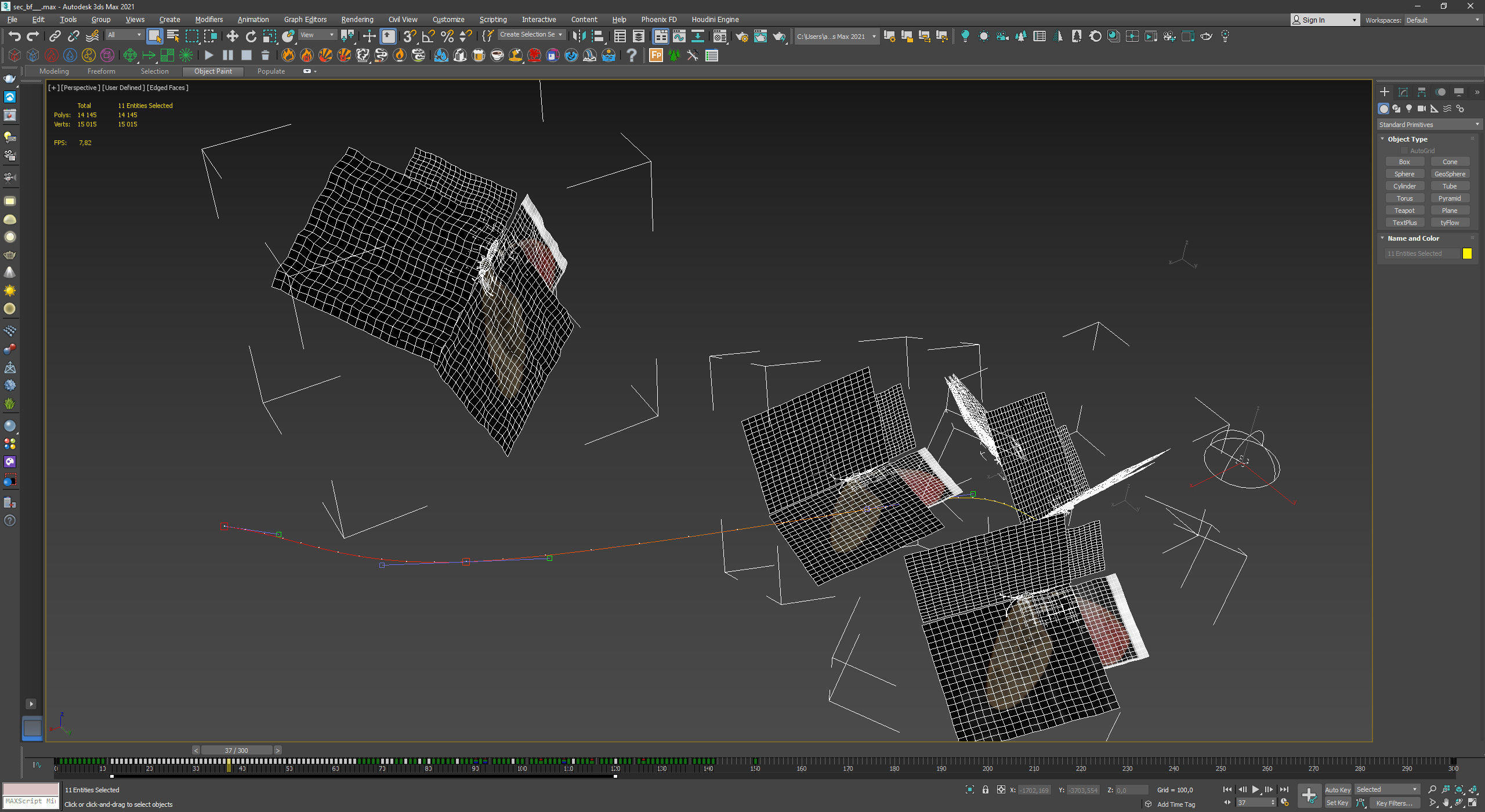 Butterflies Animated  3D model_11