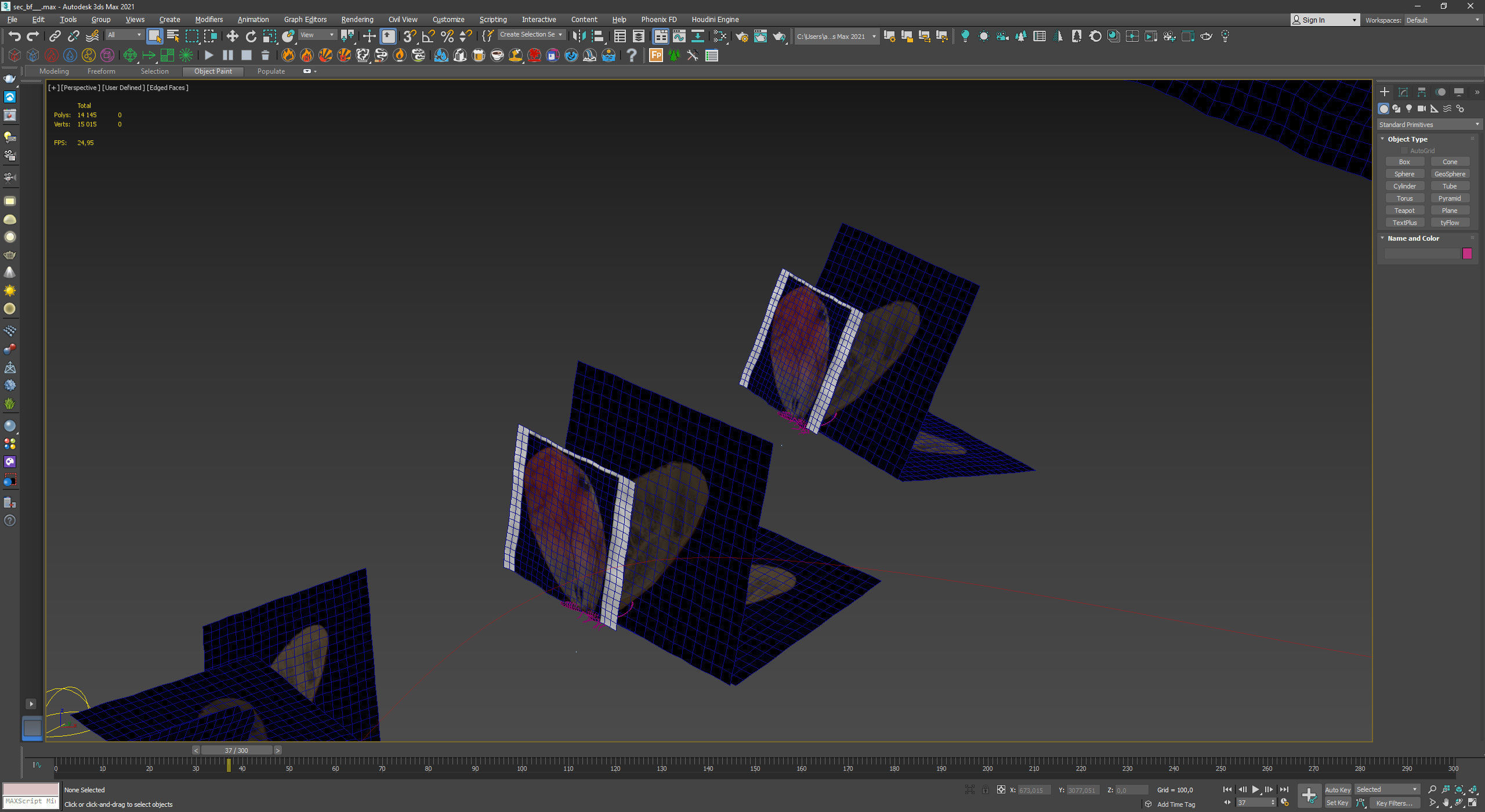 Butterflies Animated  3D model_16