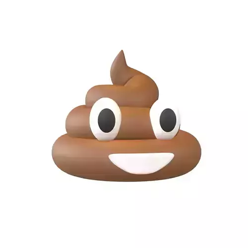 Pile of Poo v3 001 Low-poly 3D model