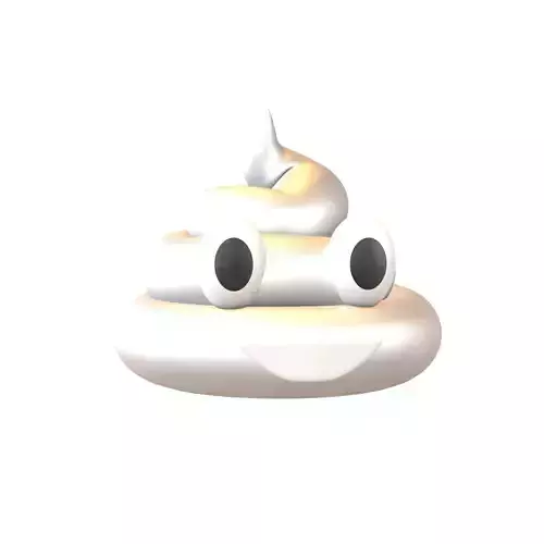 Pile of Poo v3 006 Low-poly 3D model