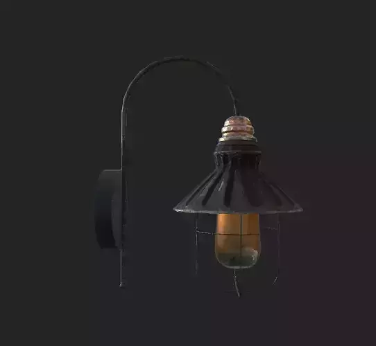 Old wall lamp