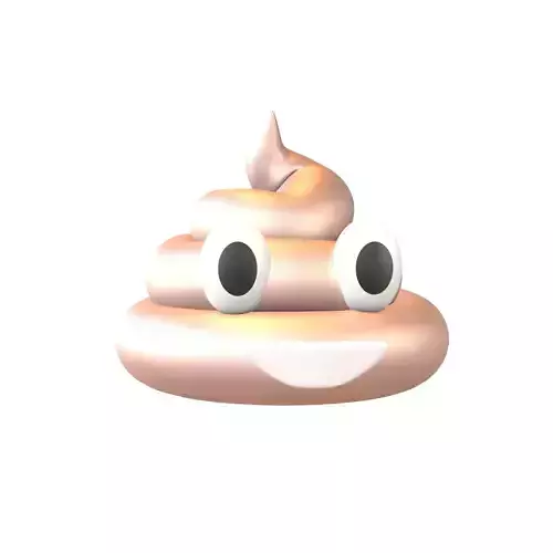 Pile of Poo v3 007 Low-poly 3D model