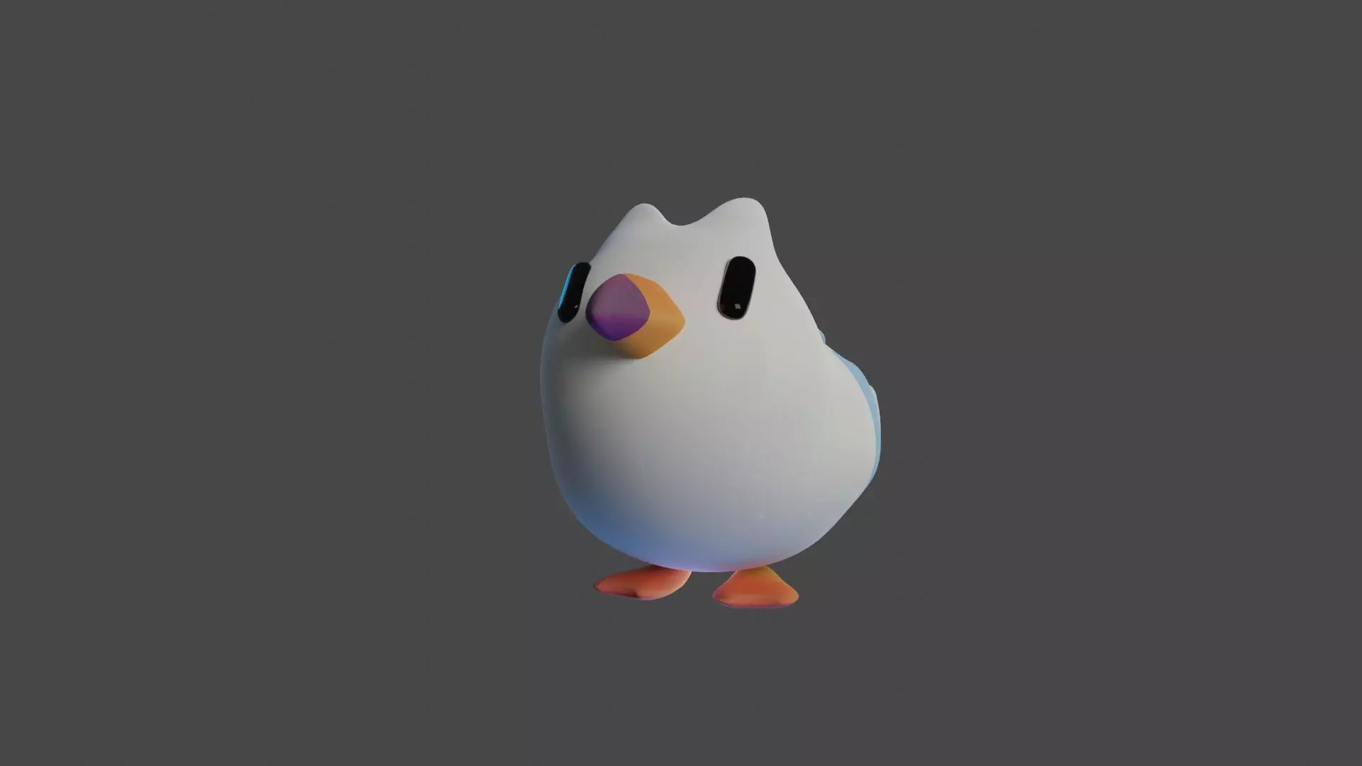 Bird Game Model 13 Low-poly 3D model_0