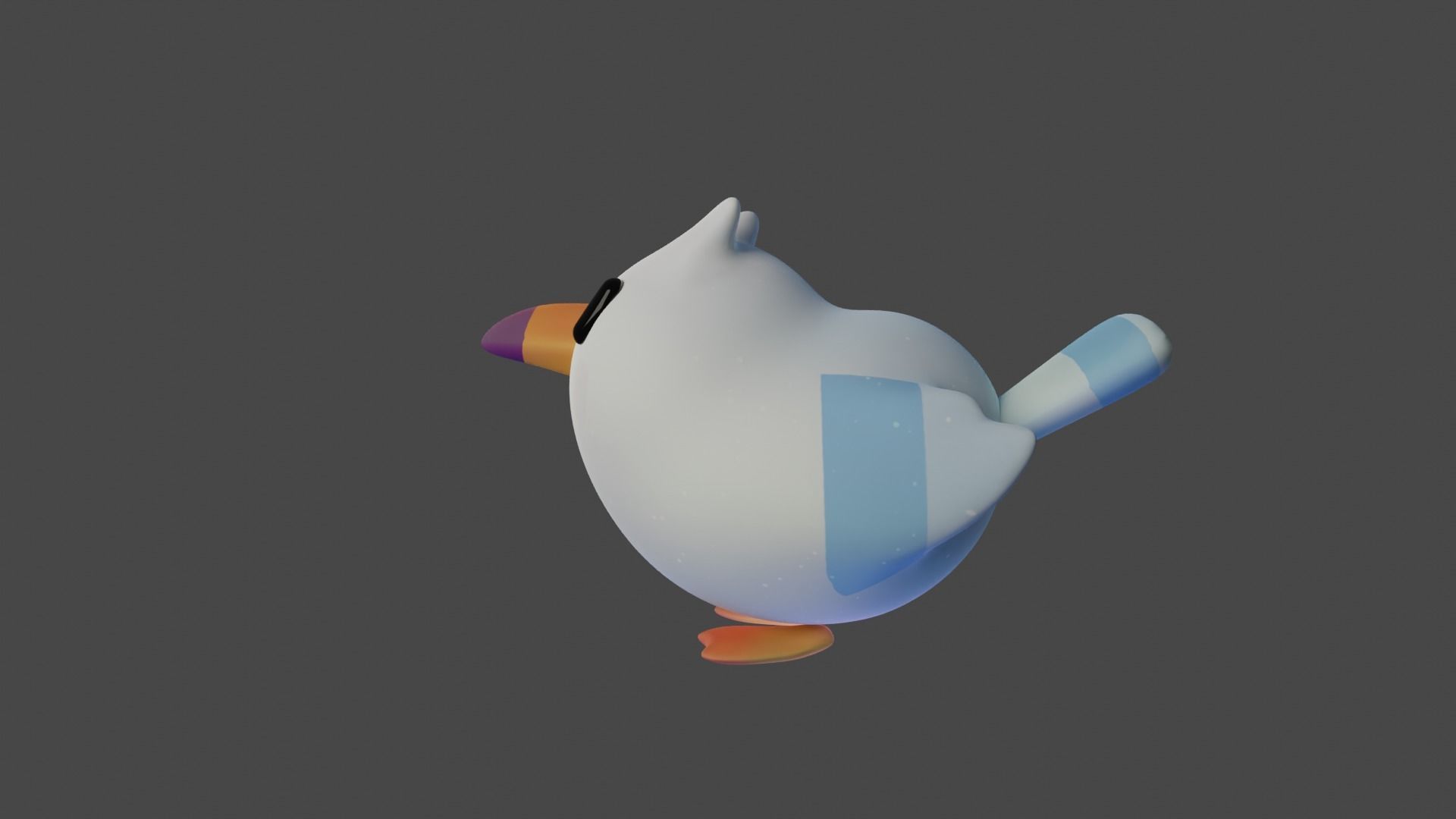 Bird Game Model 13 Low-poly 3D model_2