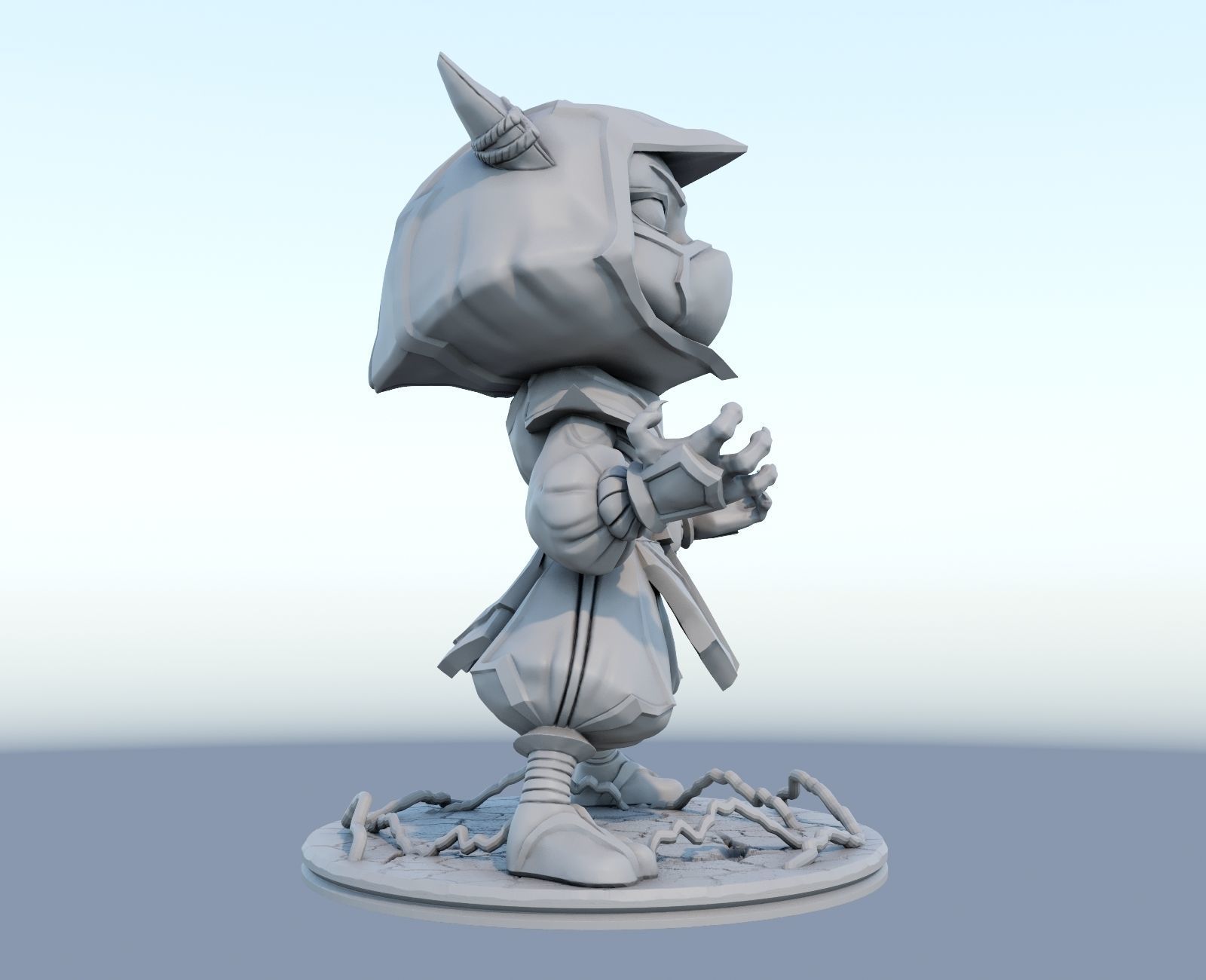 kennen League of Legends 3D print model 3D print model_7