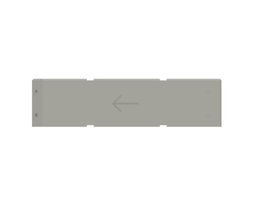 Model Railway - Concrete Road Barriers 3D print model_9