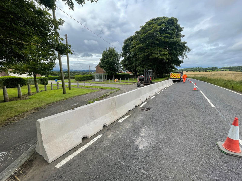 Model Railway - Concrete Road Barriers 3D print model_12