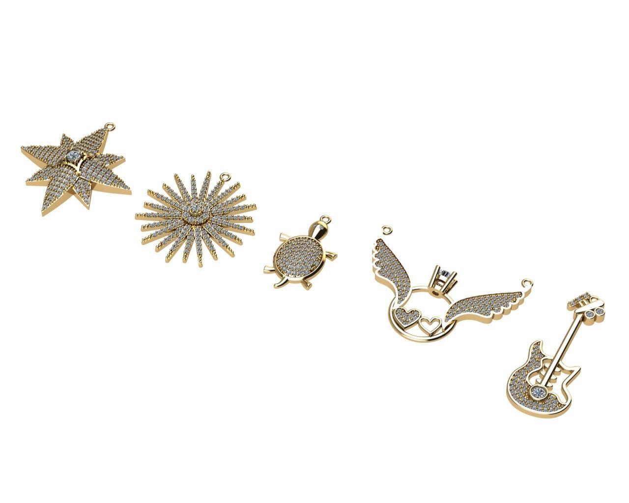 pendant models 3D model_3