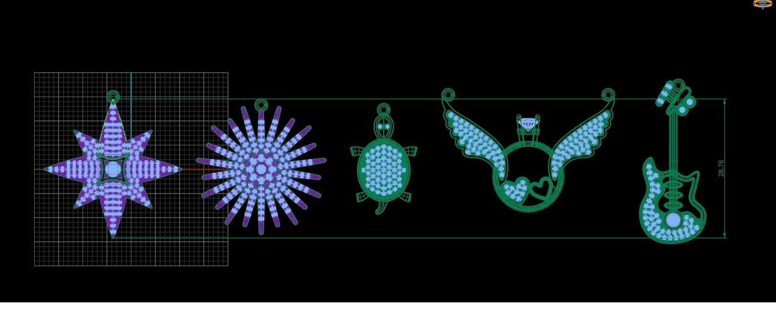 pendant models 3D model_1