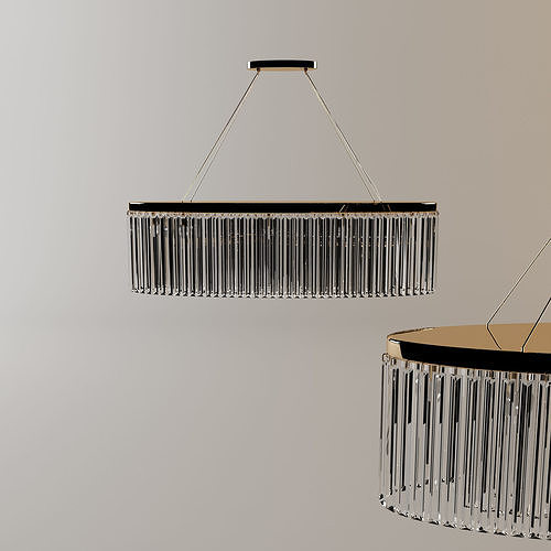 Crystal Ceiling Free low-poly 3D model