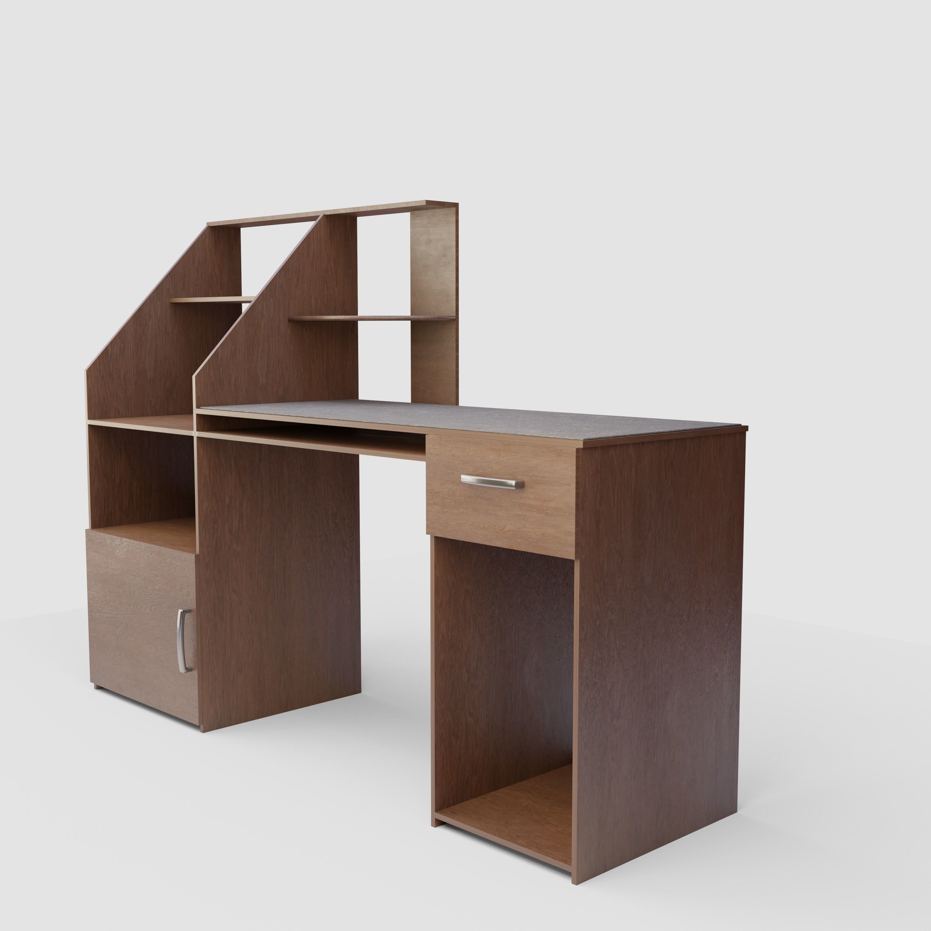 Desktop Table 3D model_1