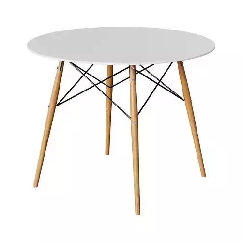 TABLE EAMES WHITE 100 CM 