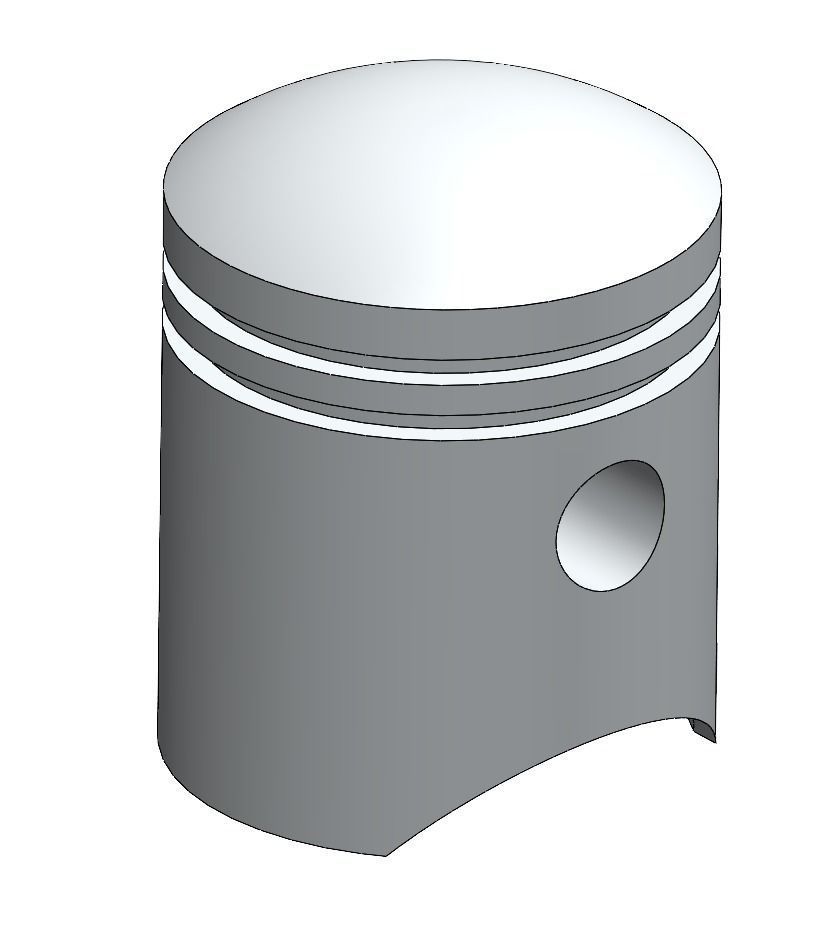 4 STROKE ENGINE 3D model_6