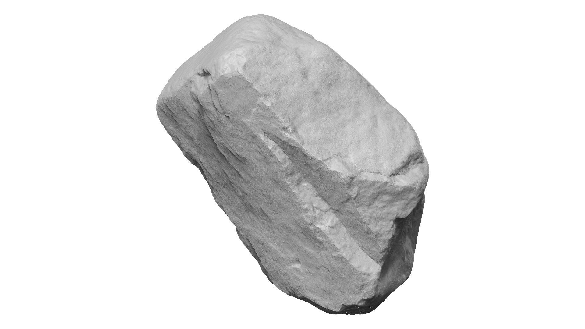 Yellow Rock Raw Scanned 3D model_11
