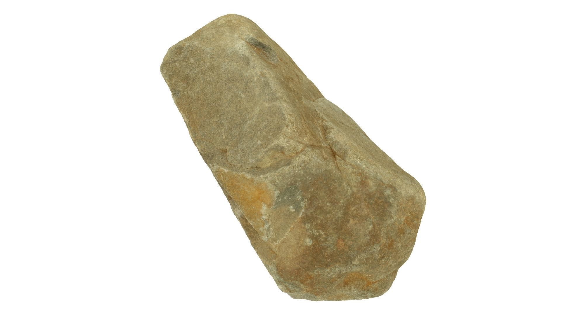 Yellow Rock Raw Scanned 3D model_3