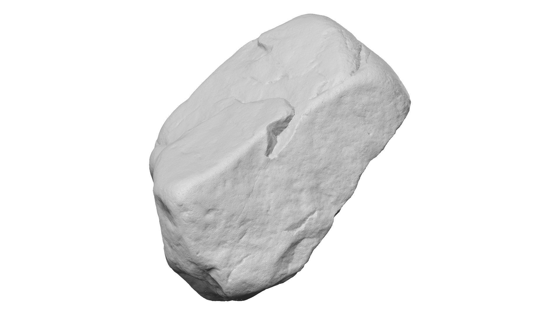 Yellow Rock Raw Scanned 3D model_1