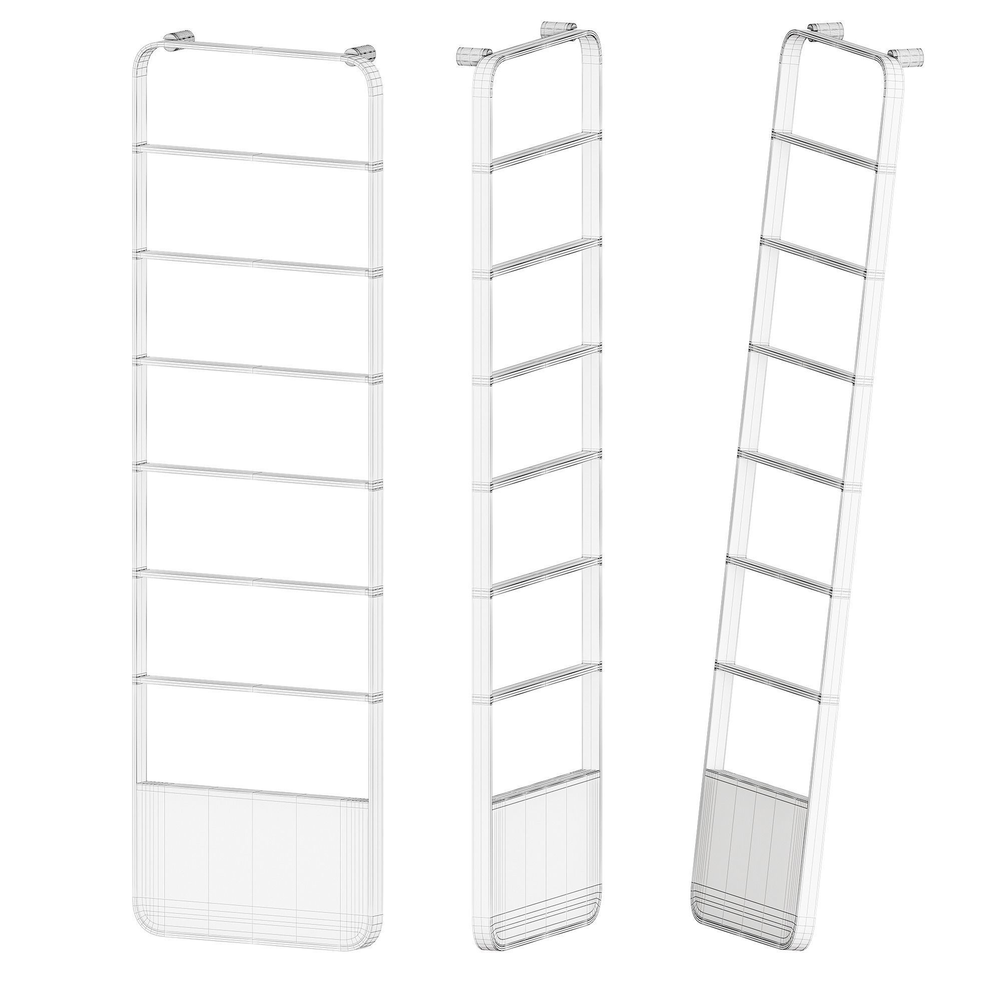 MEMORY Towel warmer By Agape 3D model_5