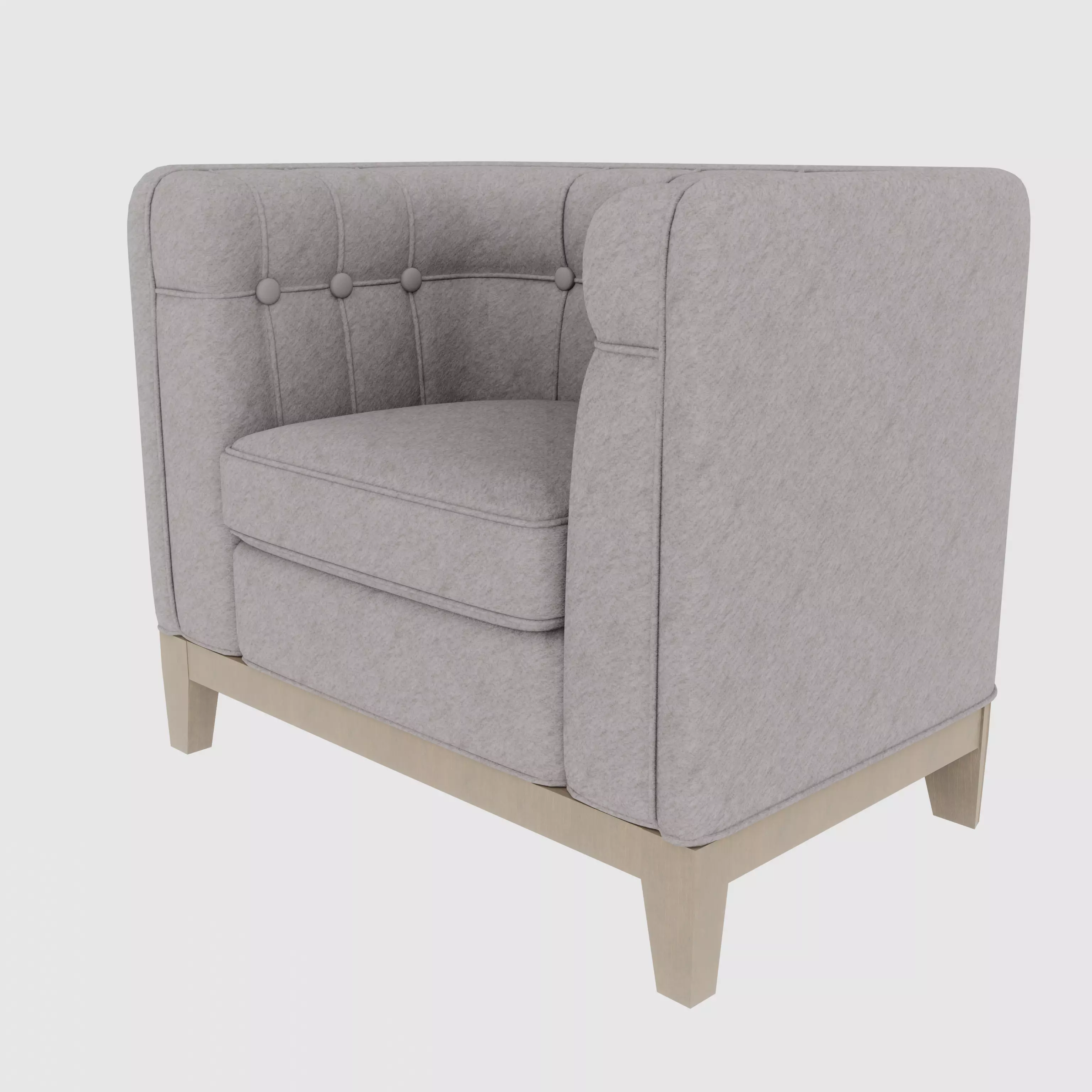Low poly Armchair Low-poly 3D model