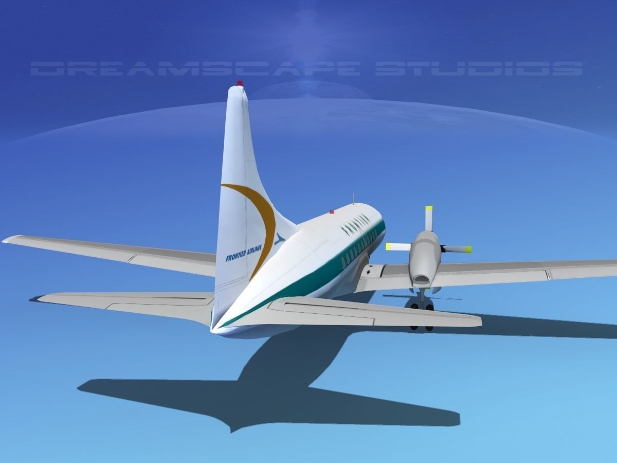 Convair CV-580 Frontier 1 3D model_6