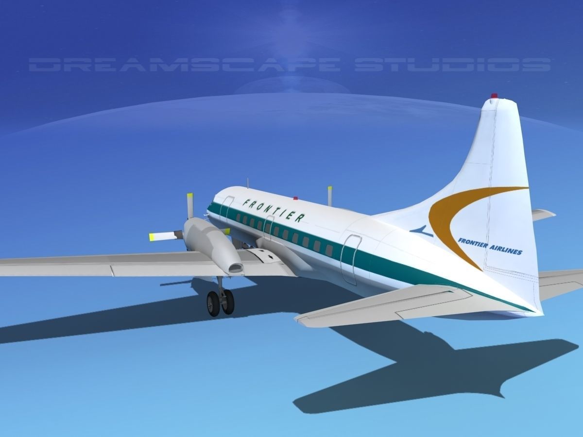 Convair CV-580 Frontier 1 3D model_7