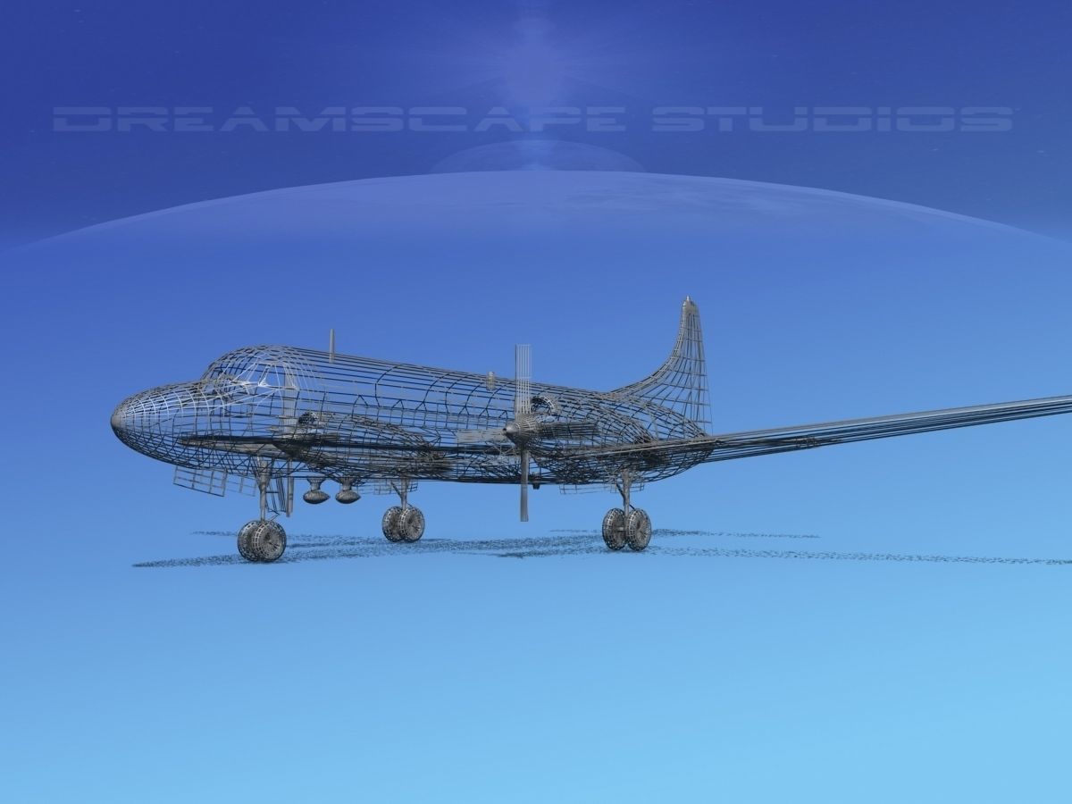 Convair CV-580 Frontier 1 3D model_12
