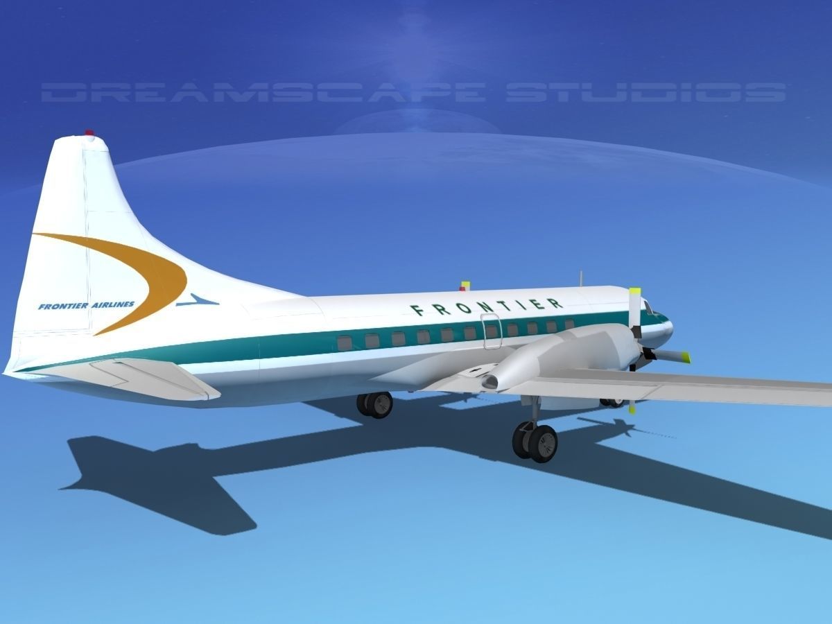 Convair CV-580 Frontier 1 3D model_5