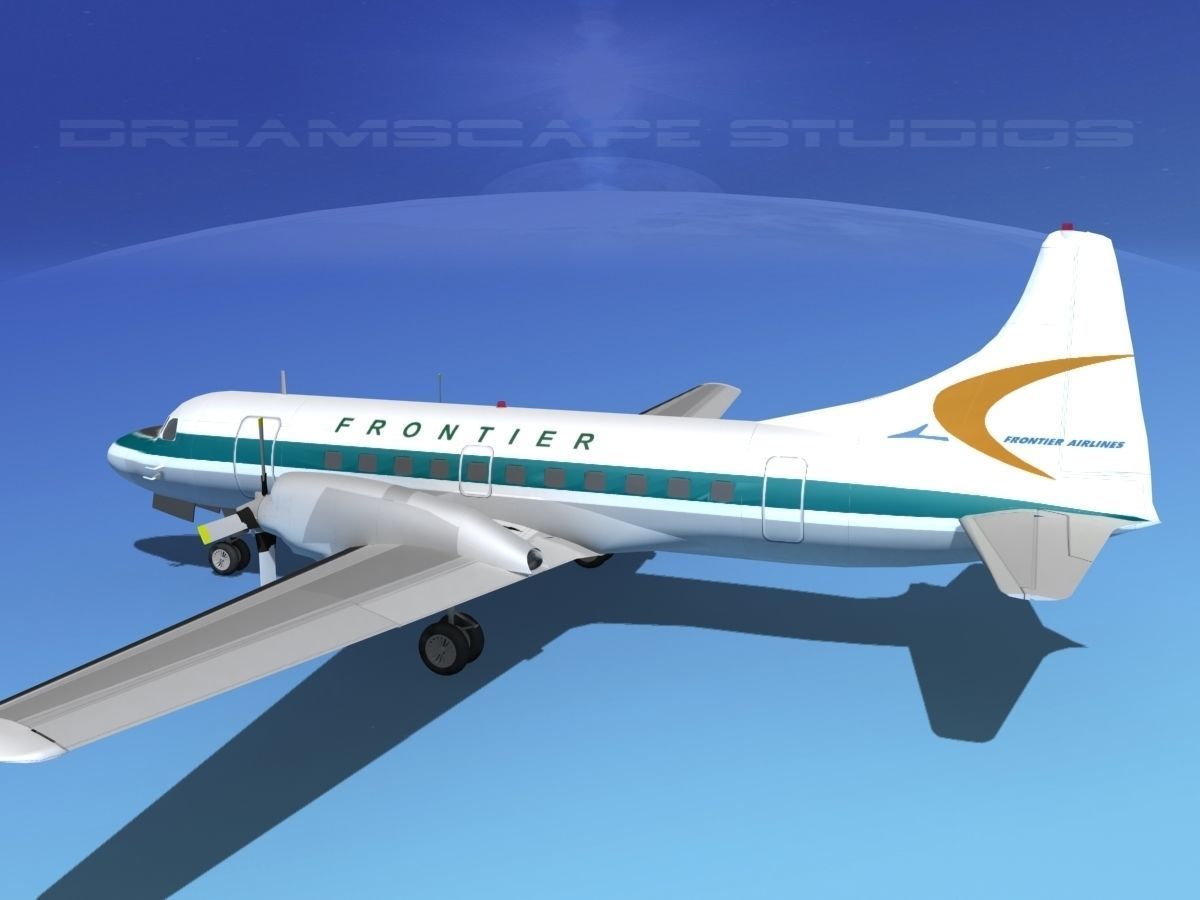 Convair CV-580 Frontier 1 3D model_8