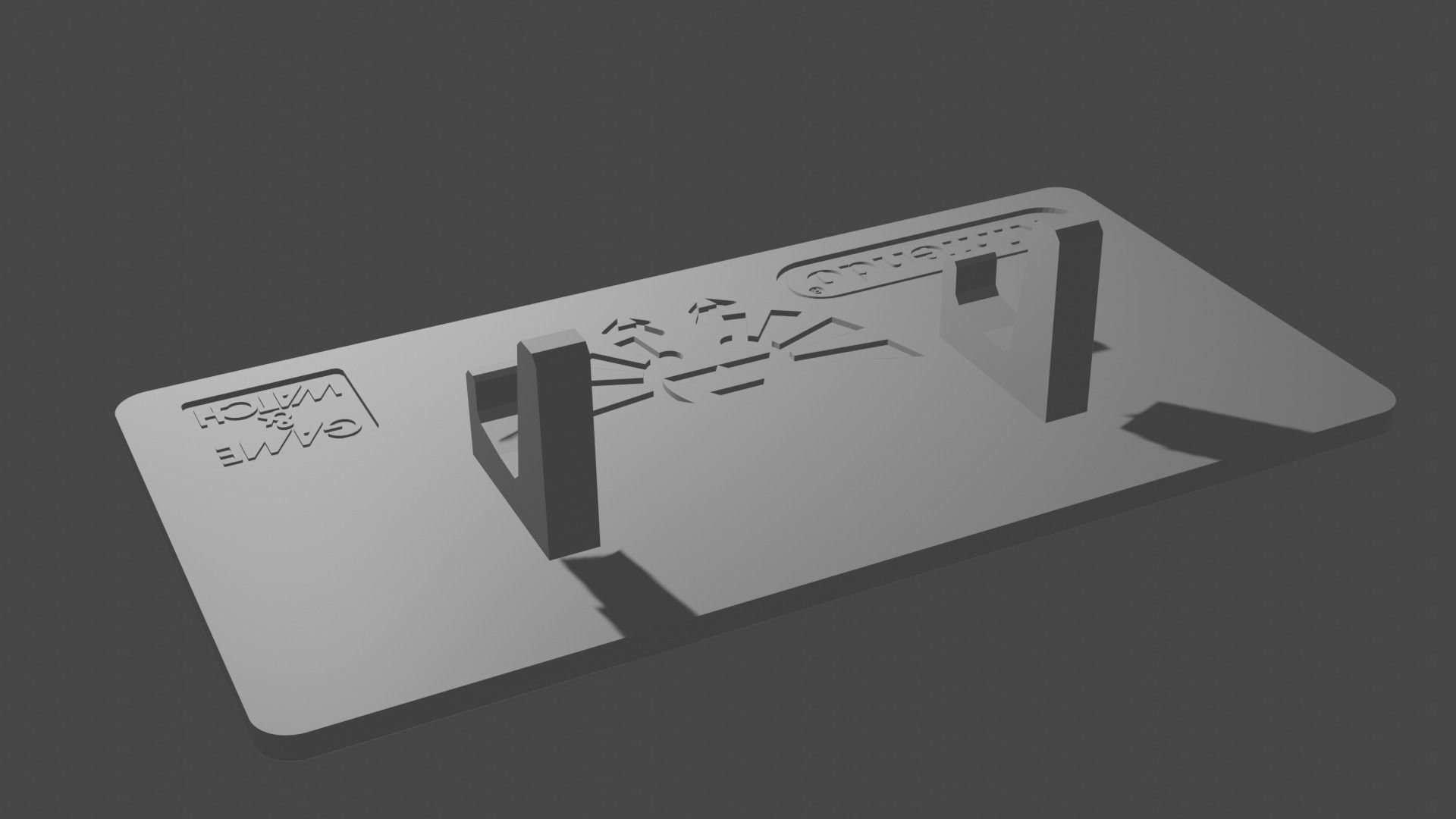 Zelda Game and Watch Stand for console Goddess Hylia 3D model CGTrader