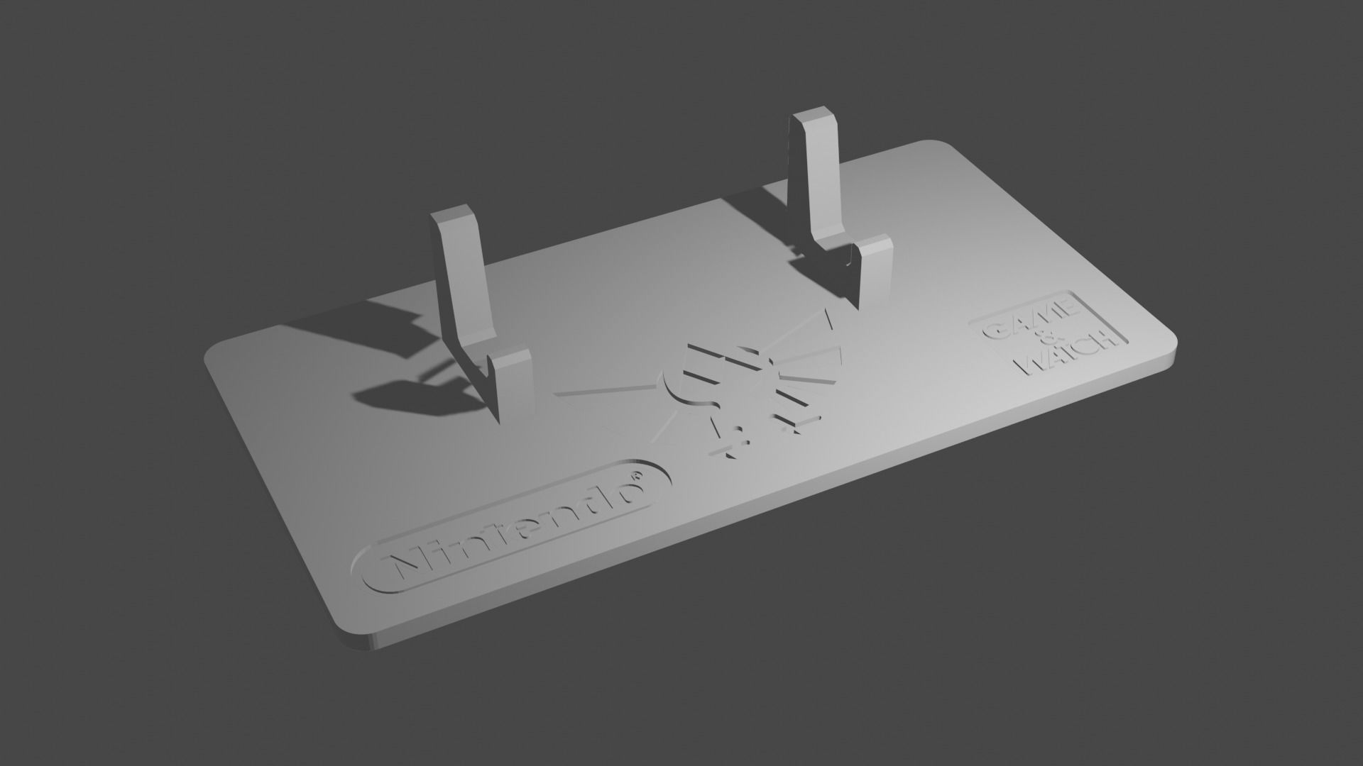 Zelda Game and Watch Stand for console Goddess Hylia 3D model CGTrader