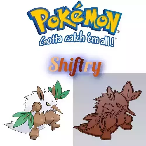 Amazing Pokemon Shiftry Cookie Cutter Stamp Cake Decorating 
