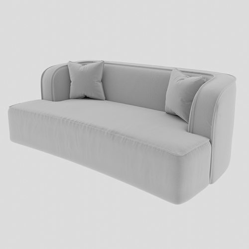 Blender low poly sofa Low-poly 3D model