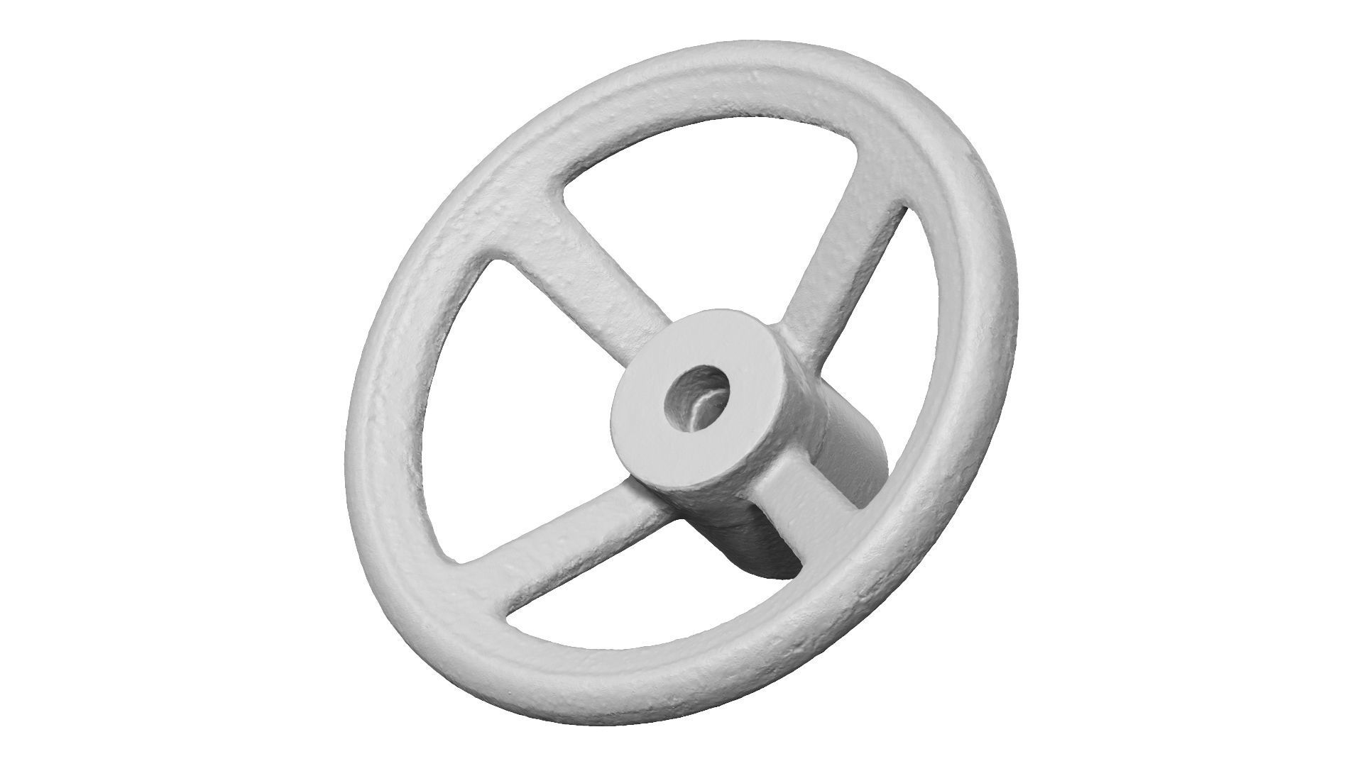 Steering Wheel Raw Scanned 3D model_1