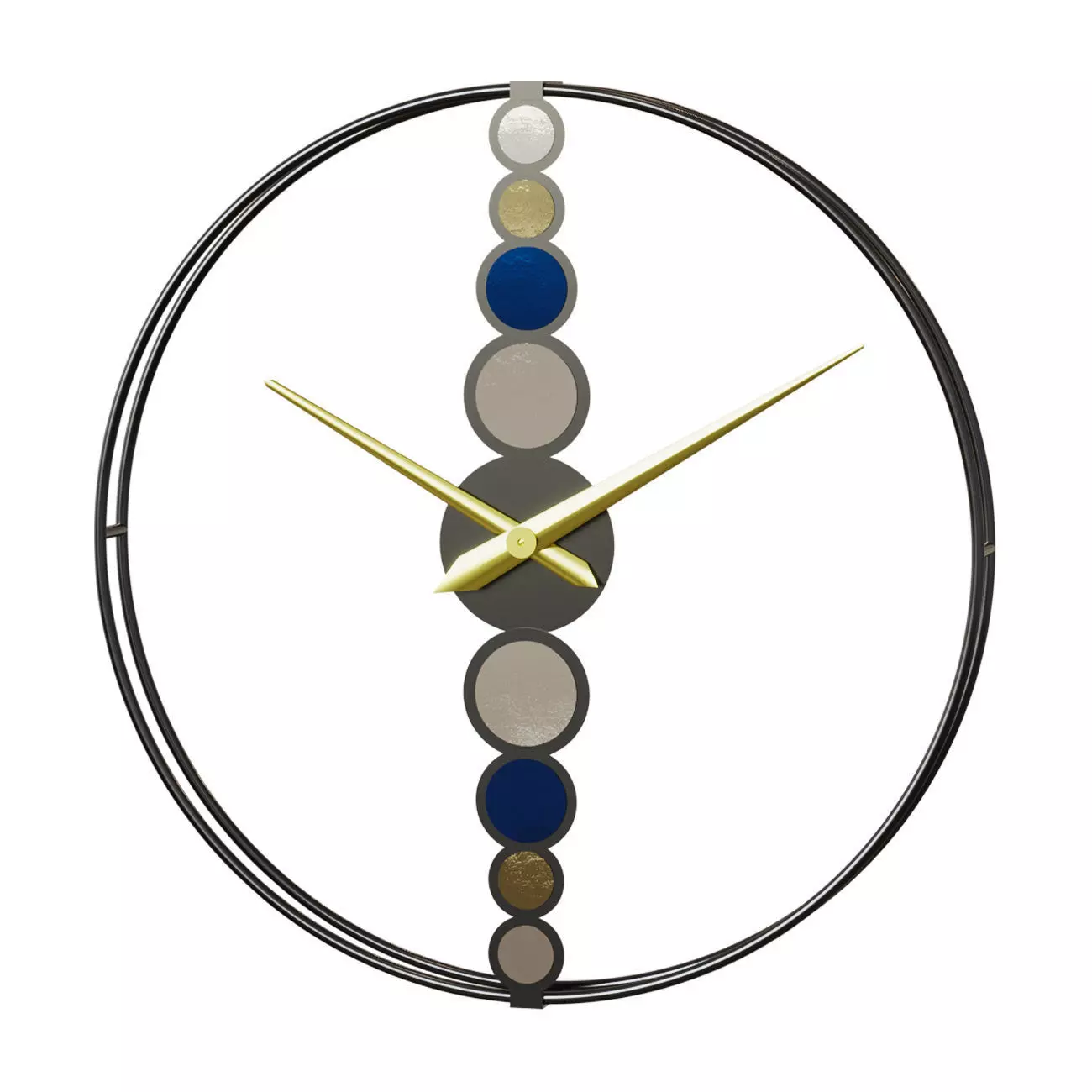 Pebble Wall Clock 3D model