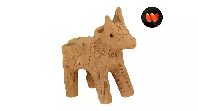 Donkey Clay Craft Raw Scanned