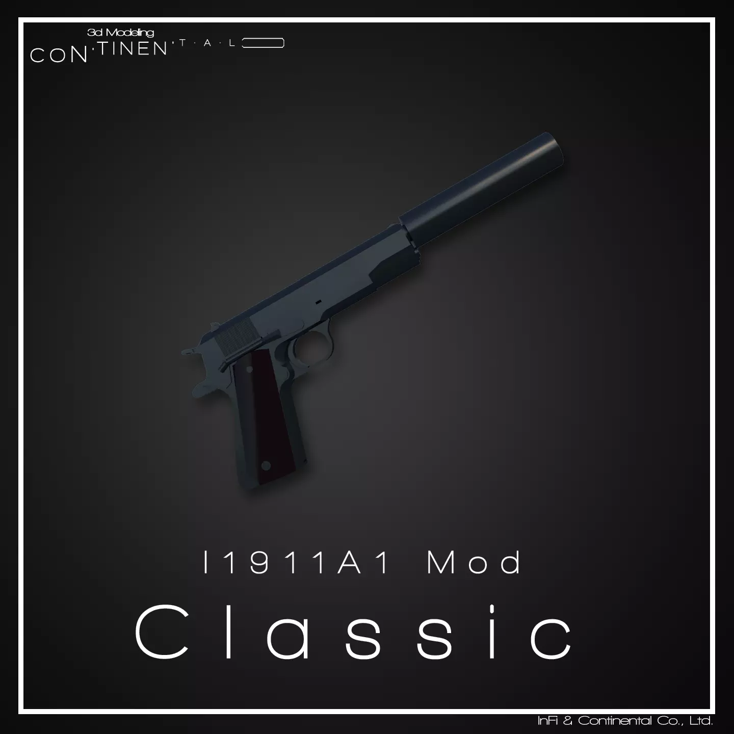I1911A1 Mod Classic 3D model_0