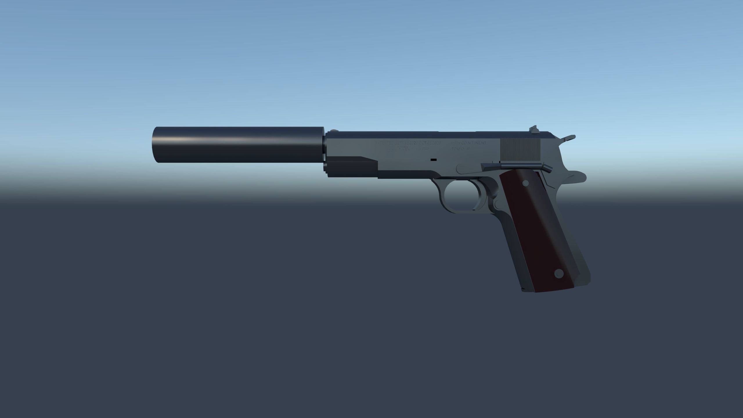 I1911A1 Mod Classic 3D model_1