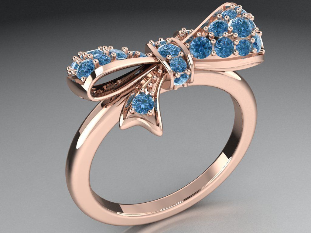 Bow Ring   541 3D print model_2