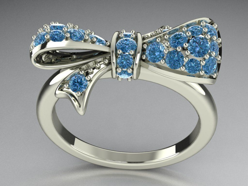 Bow Ring   541 3D print model_1