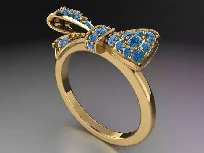 Bow Ring   541 3D print model