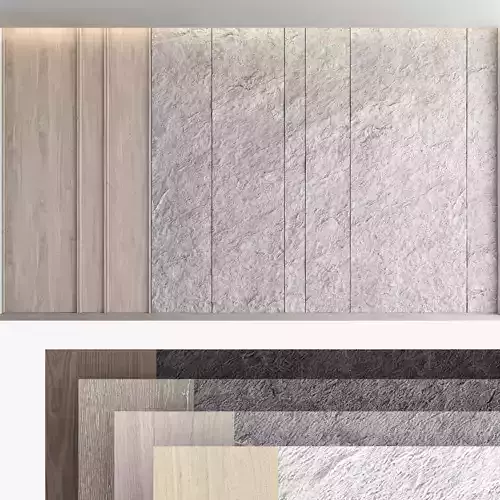 Decorative wall panel set 59