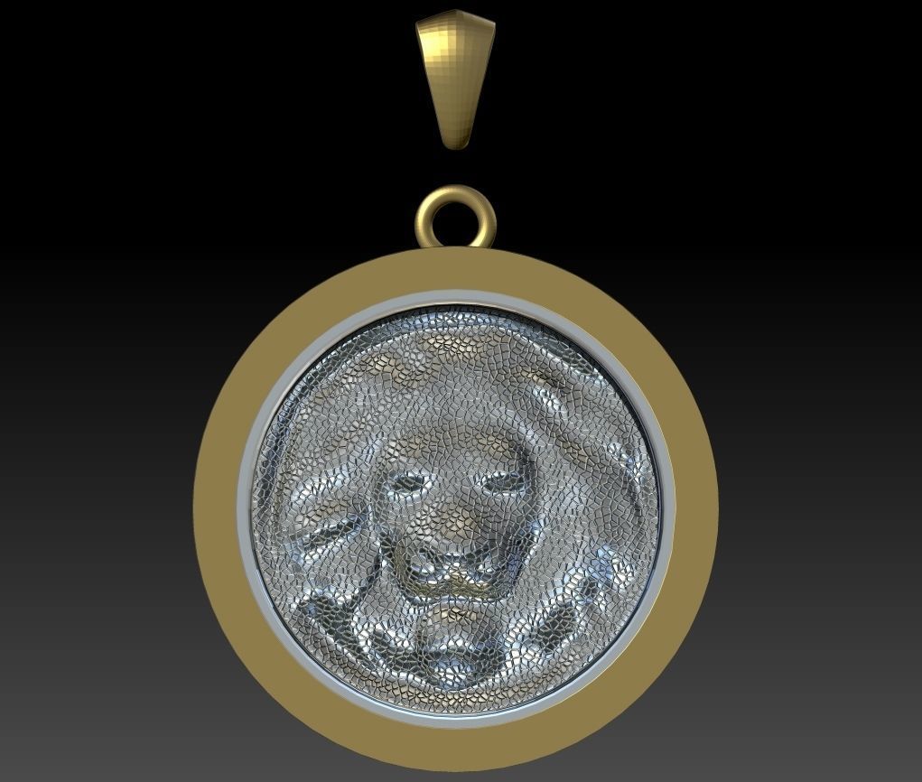 Lion pendant 3d model for printing STL 3D print model_10