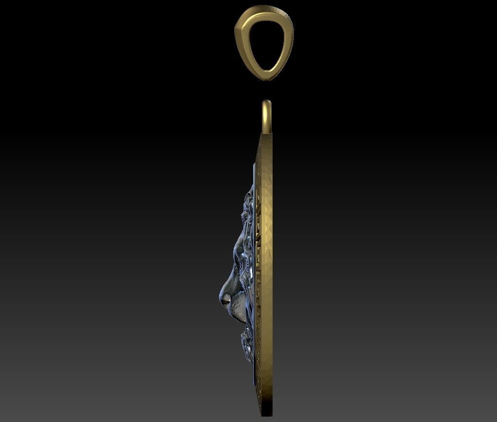 Lion pendant 3d model for printing STL 3D print model_12