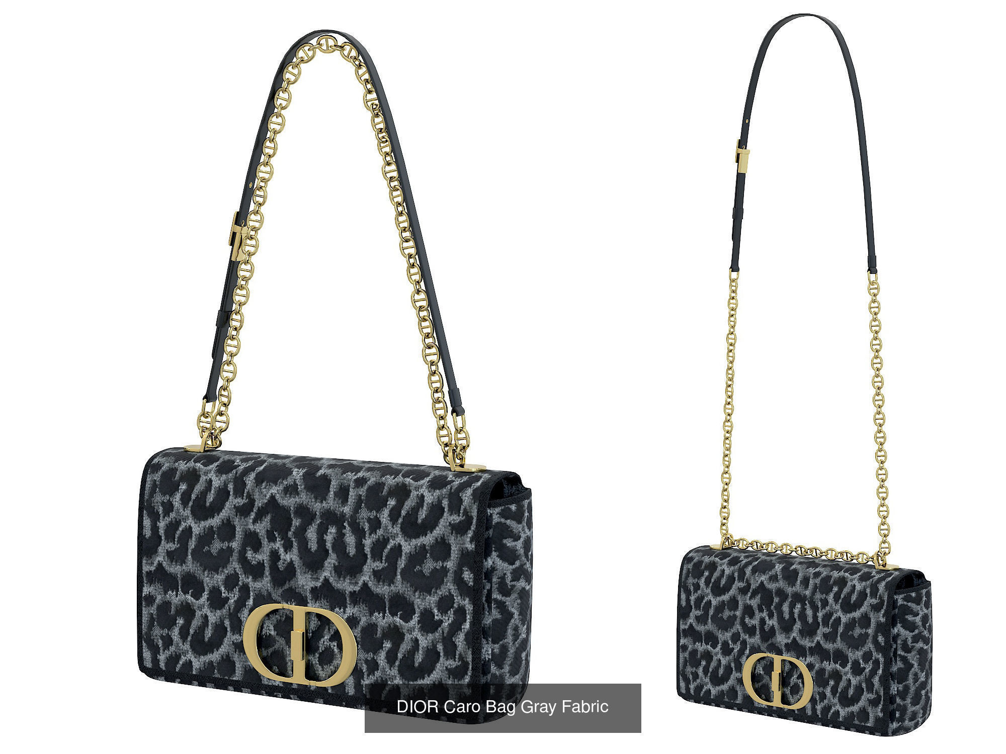 DIOR Caro Bag 3D Model Collection_3