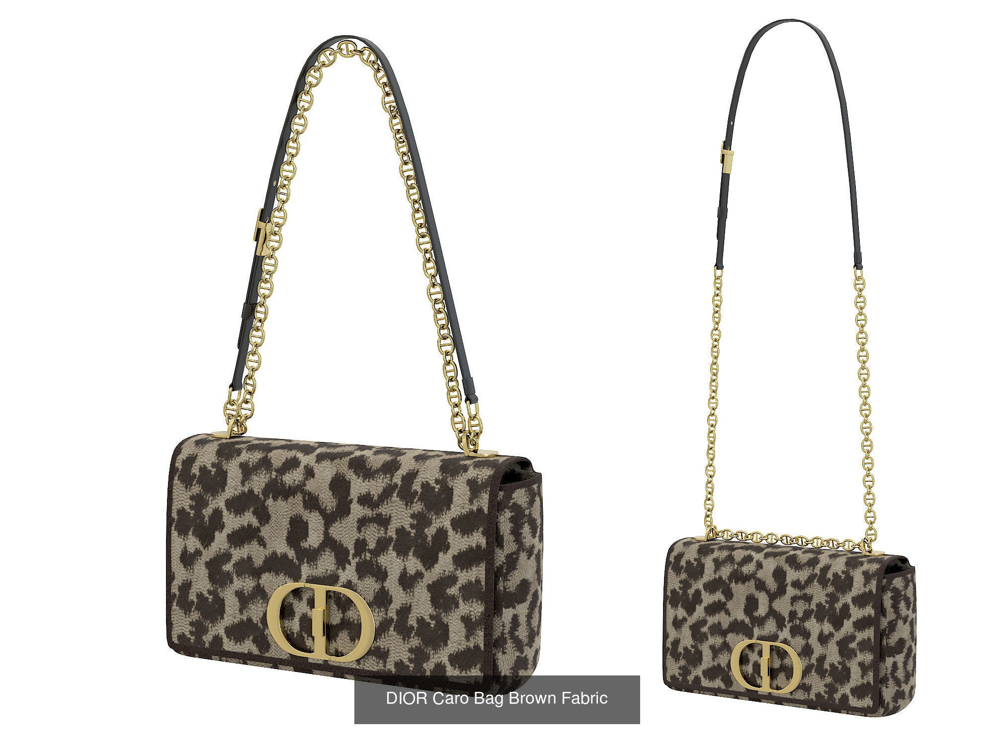 DIOR Caro Bag 3D Model Collection_2