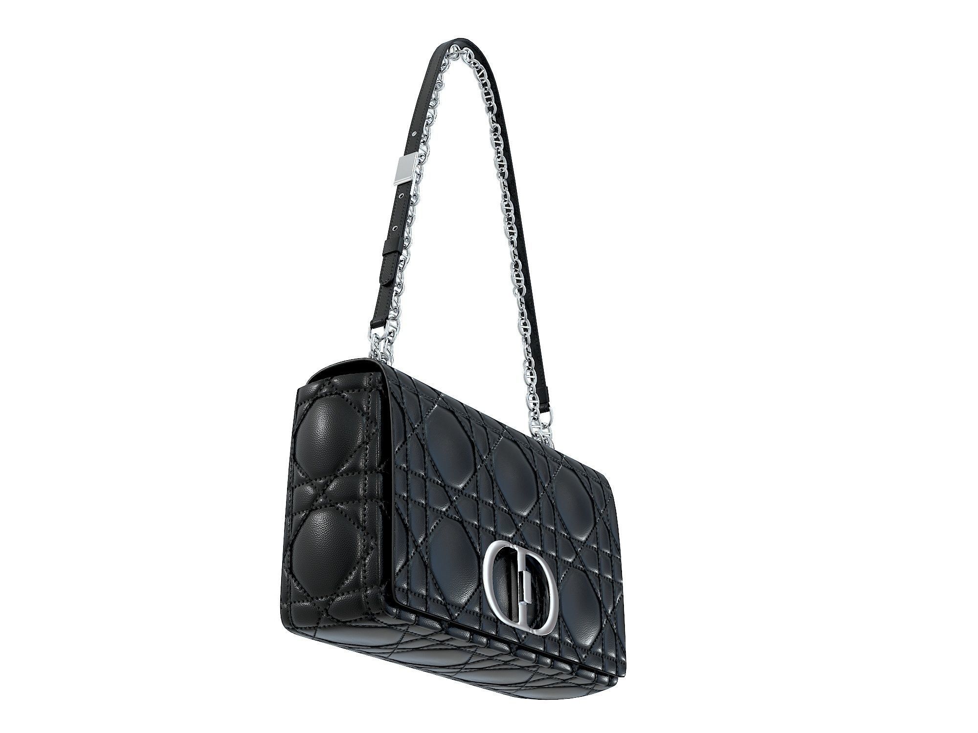DIOR Caro Bag 3D Model Collection_13