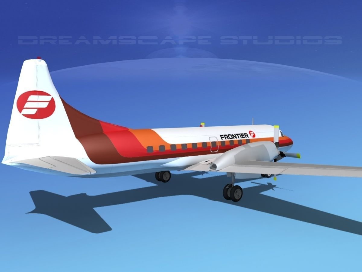 Convair CV-580 Frontier 2 3D model_5