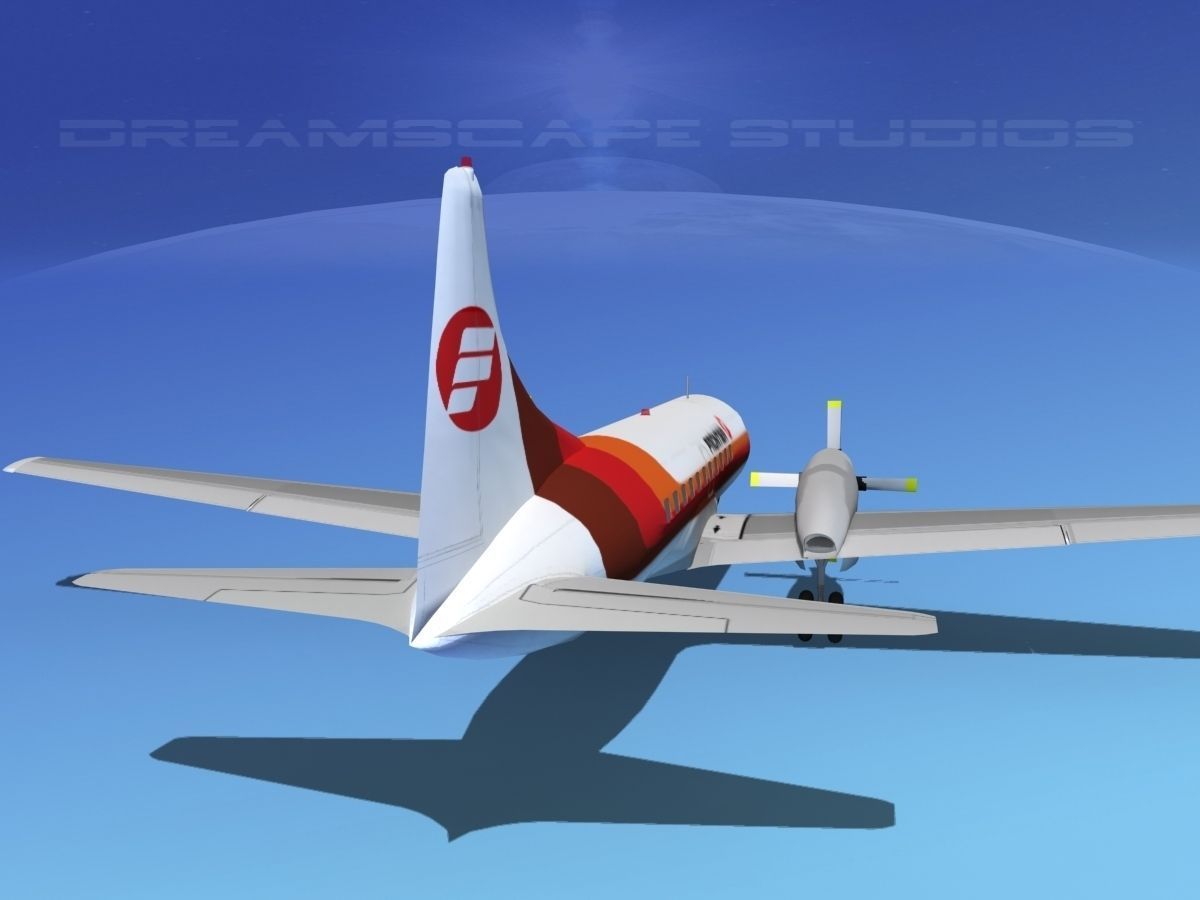 Convair CV-580 Frontier 2 3D model_6