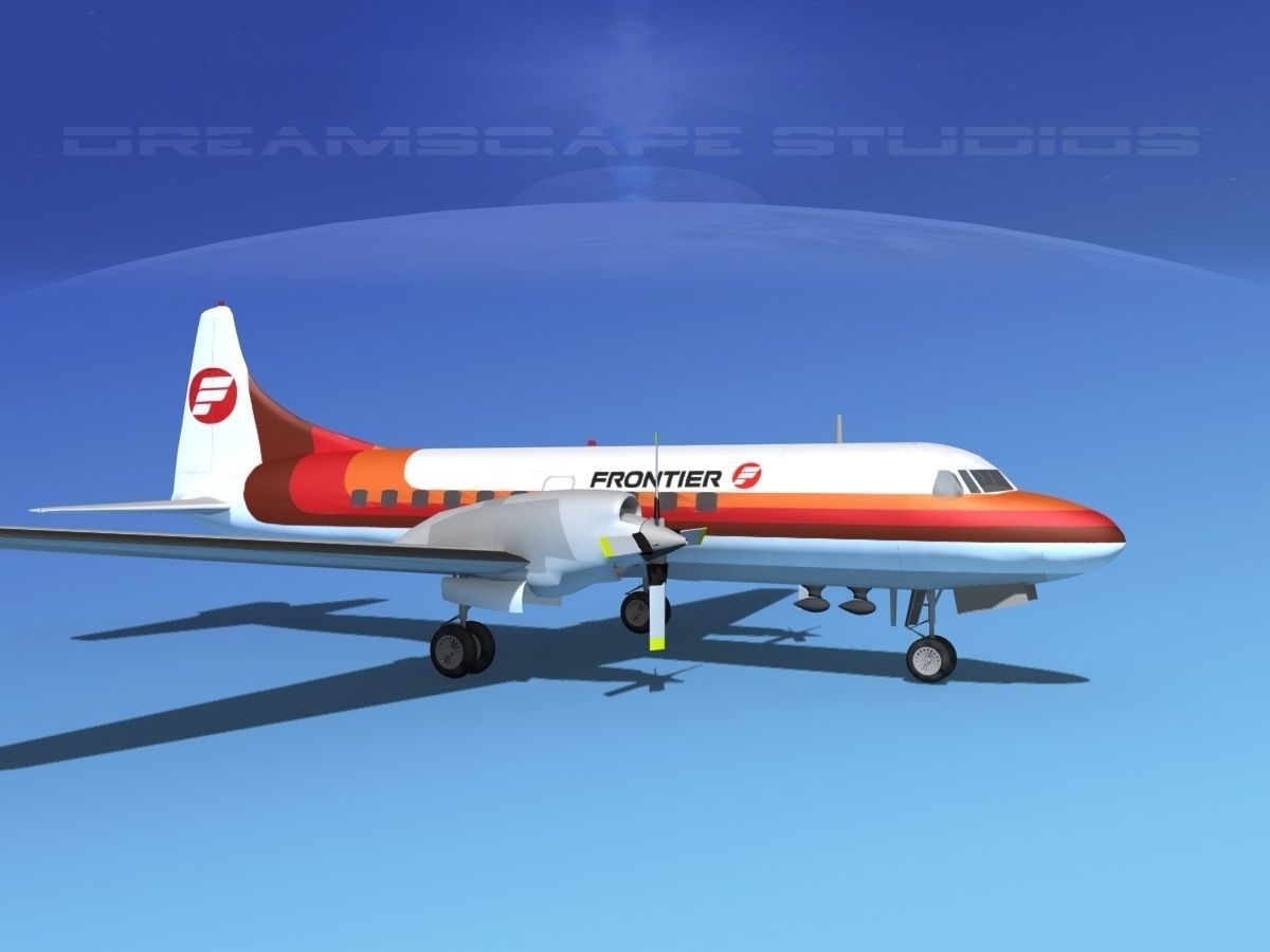 Convair CV-580 Frontier 2 3D model_3