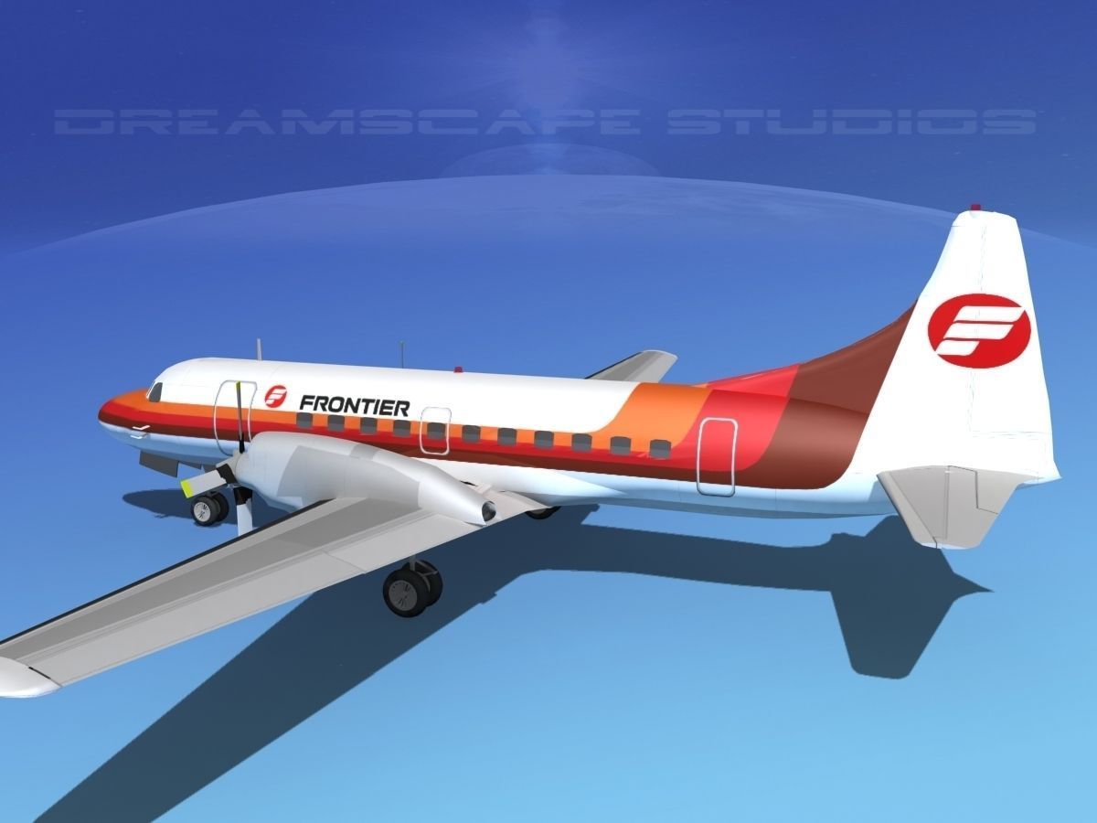 Convair CV-580 Frontier 2 3D model_8